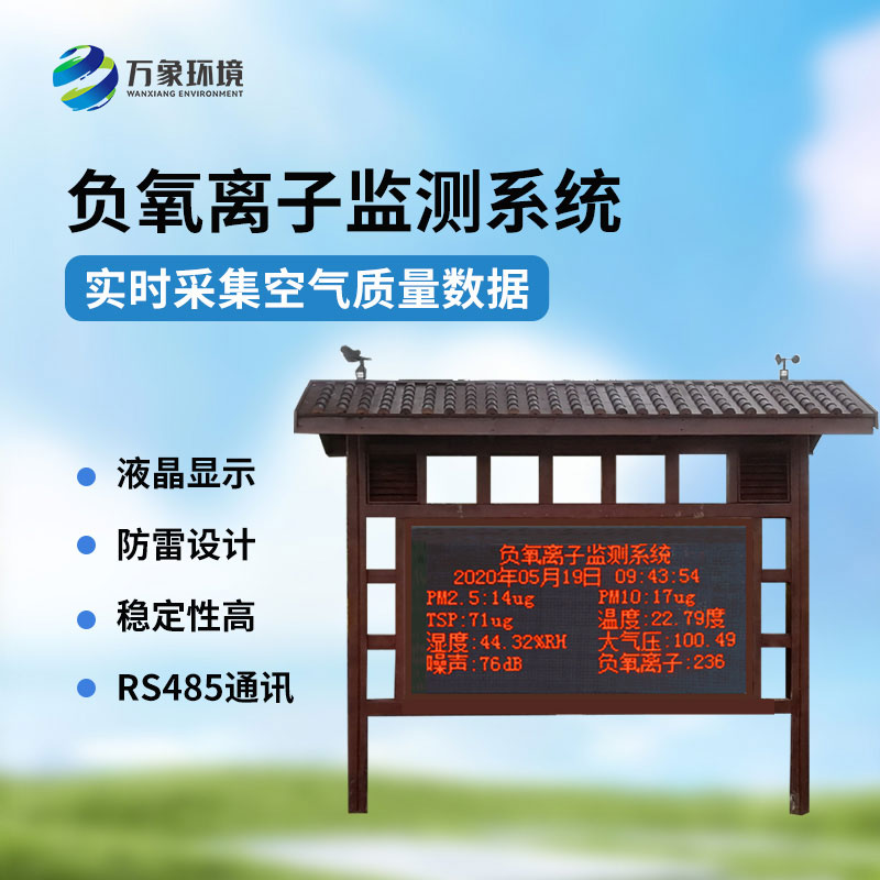 防腐木款負(fù)氧離子監(jiān)測(cè)站的多重用途