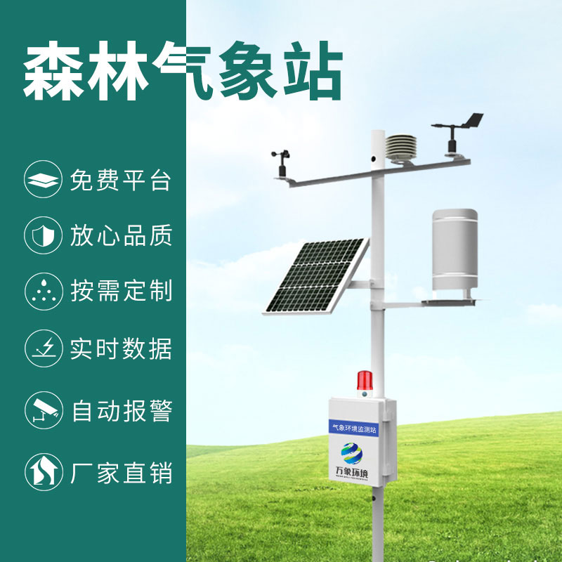 森林防火監測預警系統，森林氣象因子全掌握